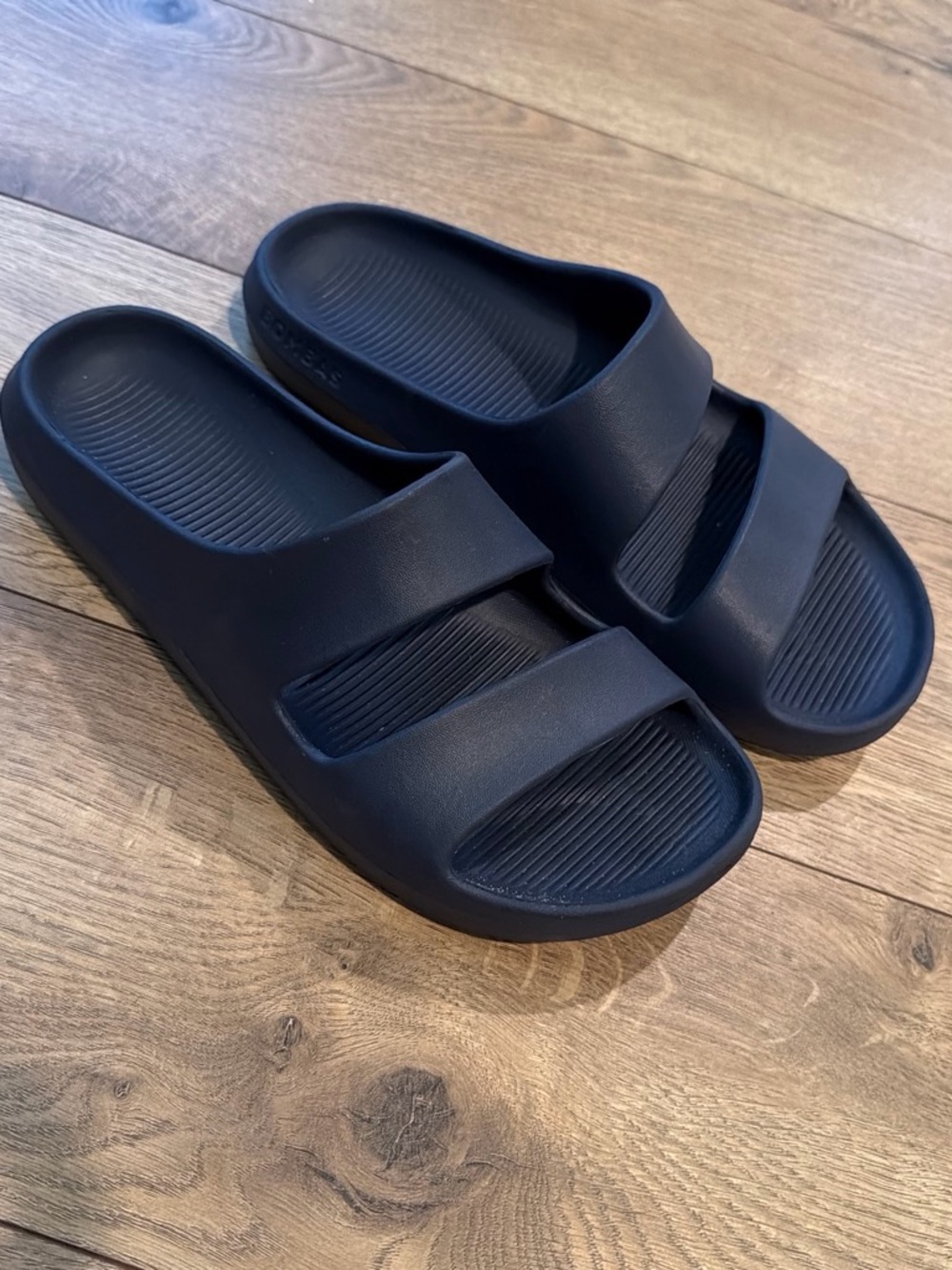 Bombas Navy Slide Sandals - Comfortable Pool & Beach Slides